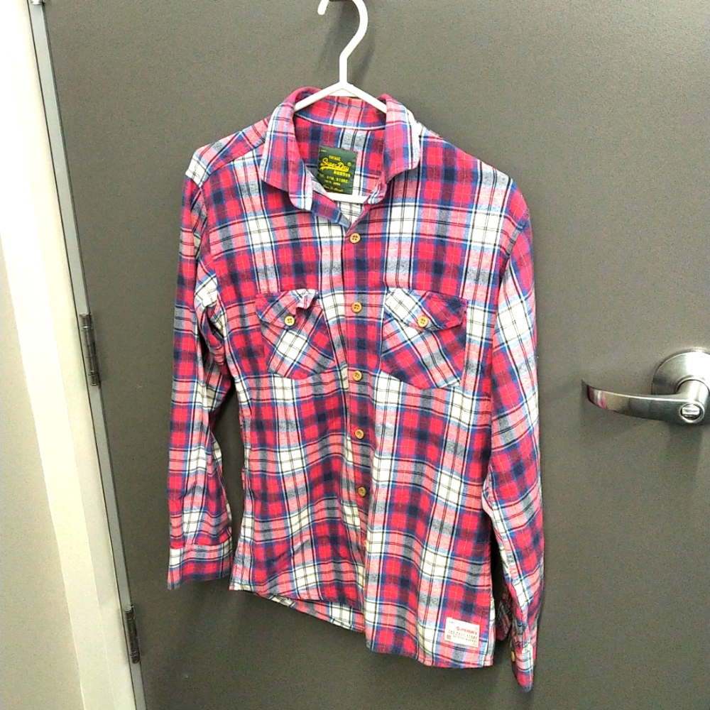 Superdry plaid Flannel button down